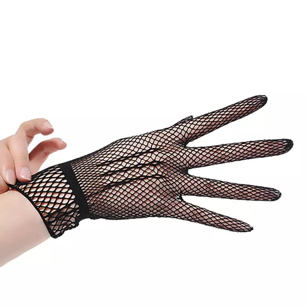 Women Summer Driving Fishnet Gloves - Picture 4 of 7